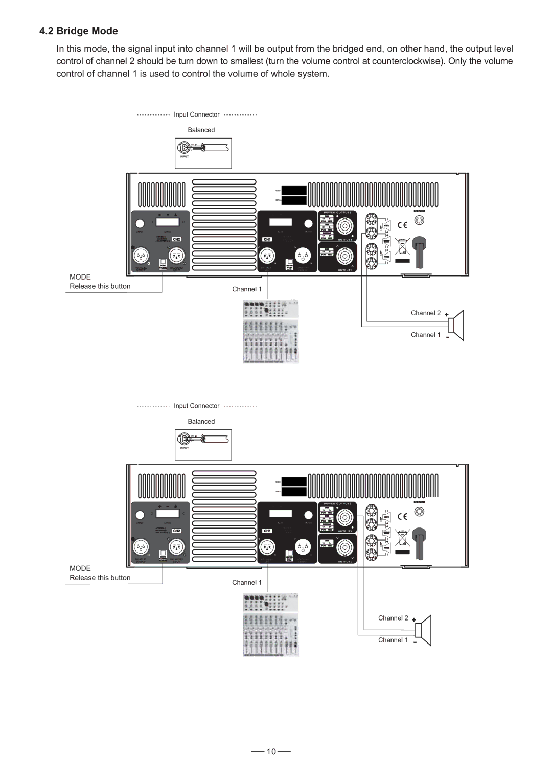 Mistral 6000 user manual Bridge Mode 