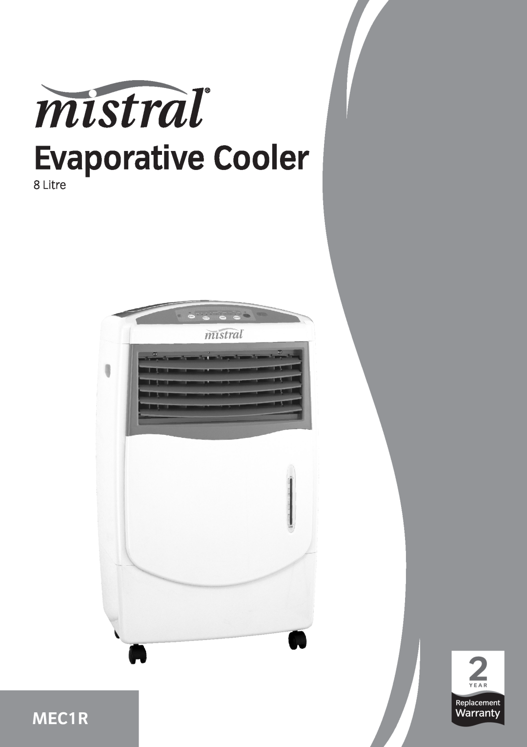 Mistral MEC1R manual Evaporative Cooler, Litre 