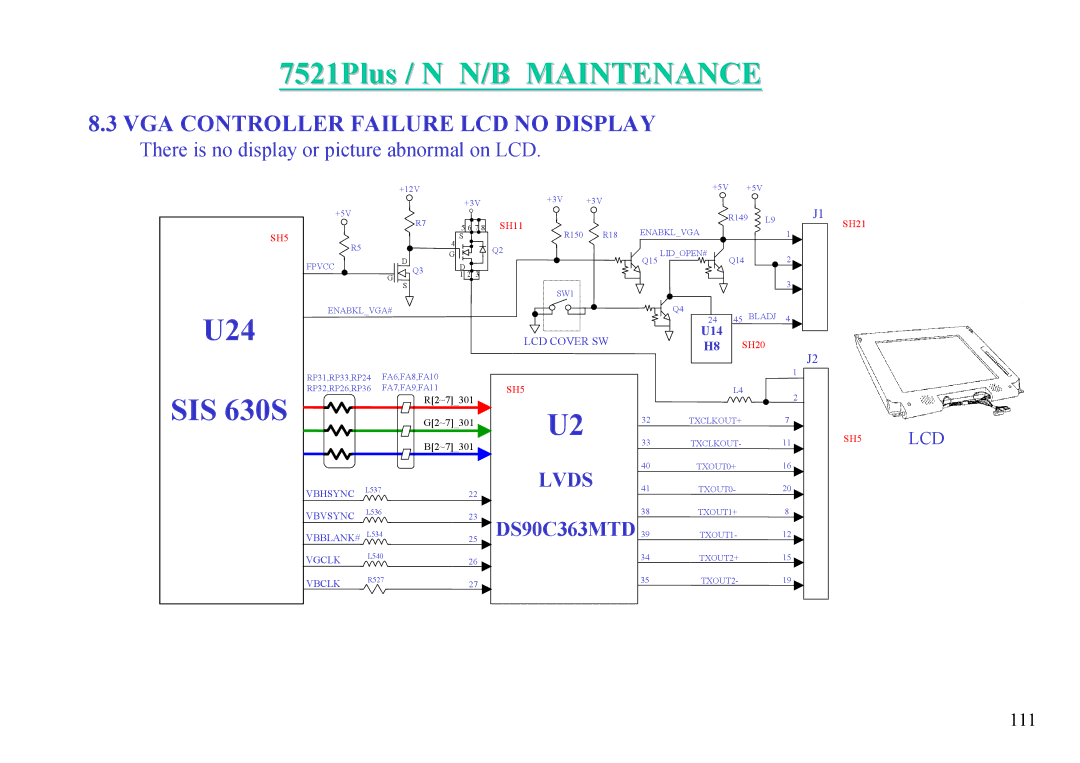 MiTAC 7521 PLUS/N service manual U24 