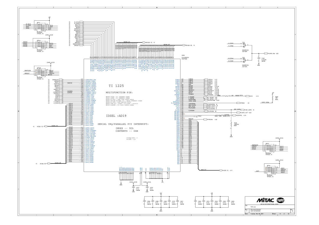 MiTAC 7521 PLUS/N service manual Idsel AD19 