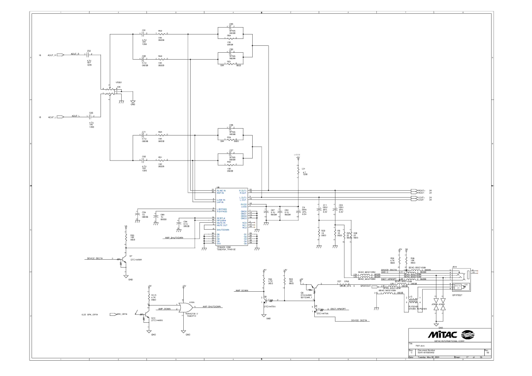 MiTAC 7521 PLUS/N service manual Led 