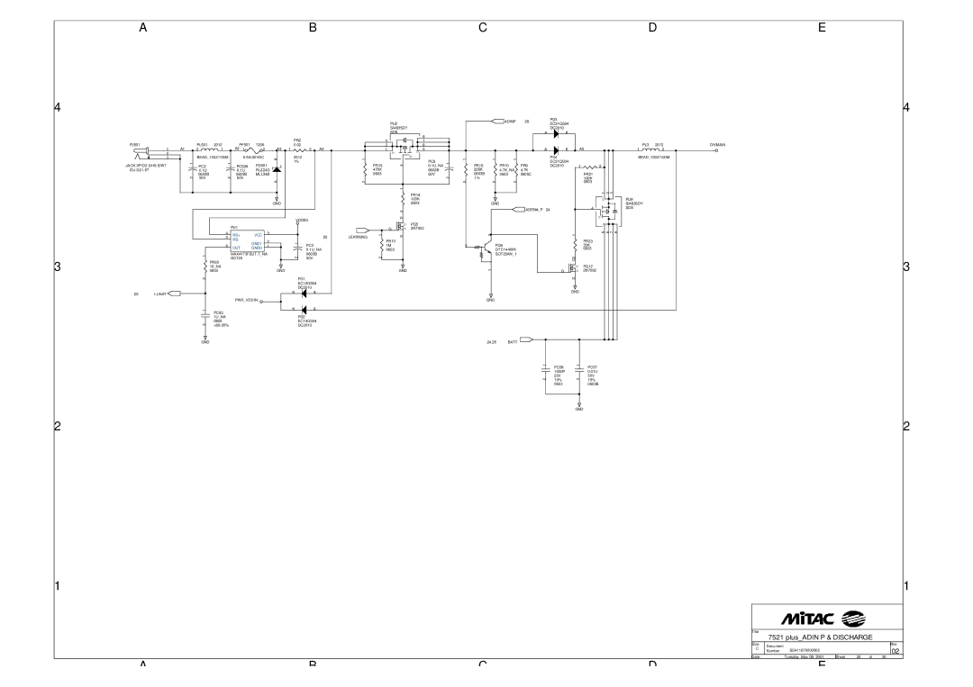 MiTAC 7521 PLUS/N service manual Rs+ Vcc, OUT GND0 