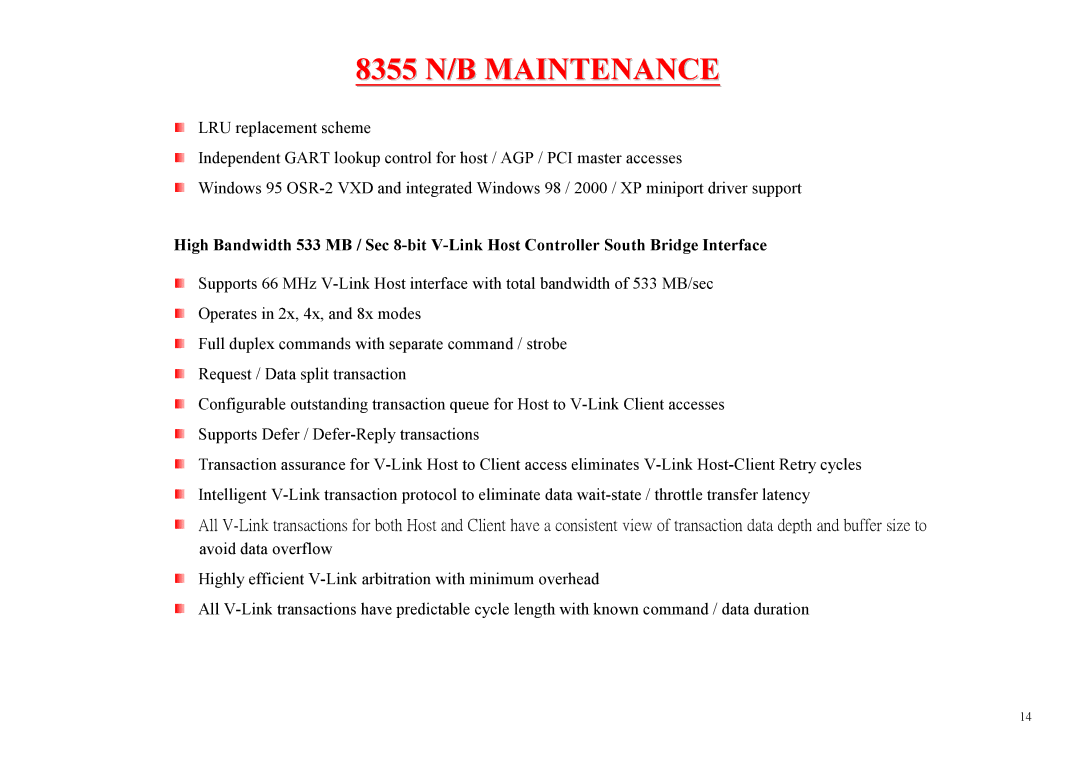 MiTAC service manual 8355 N/B Maintenance 