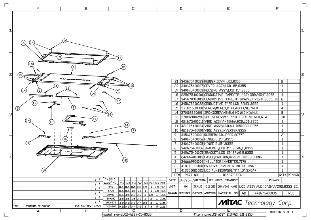 MiTAC 8355 service manual 