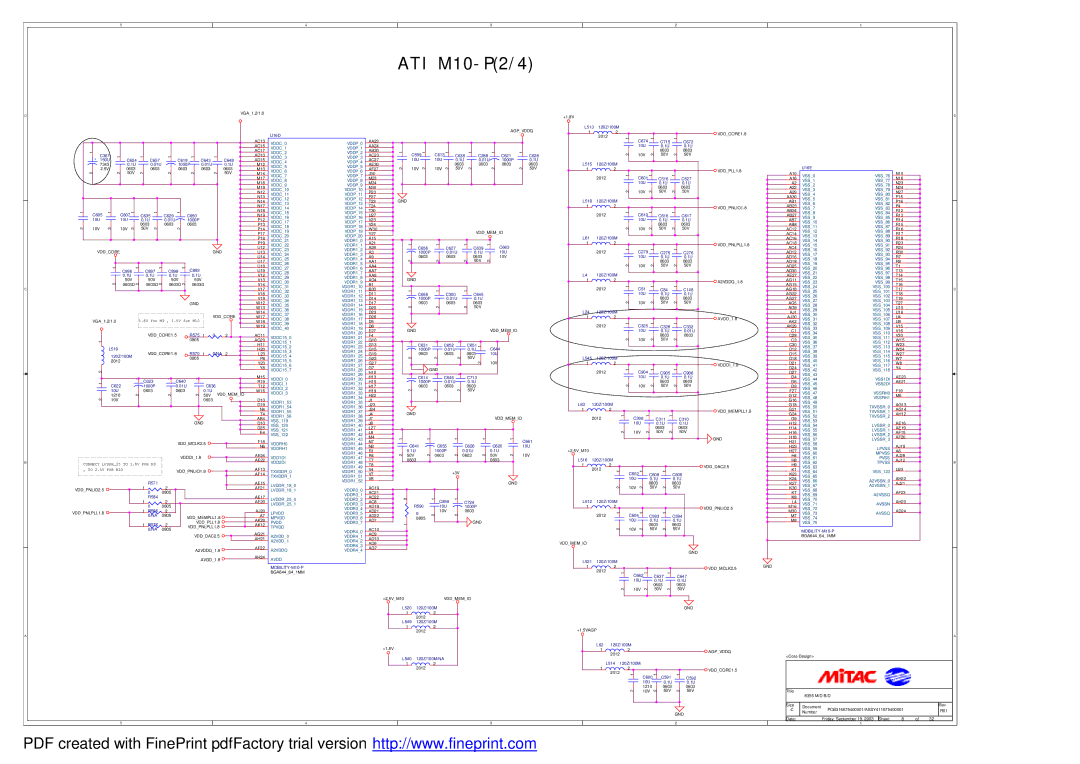 MiTAC 8355 service manual ATI M10-P2/4 