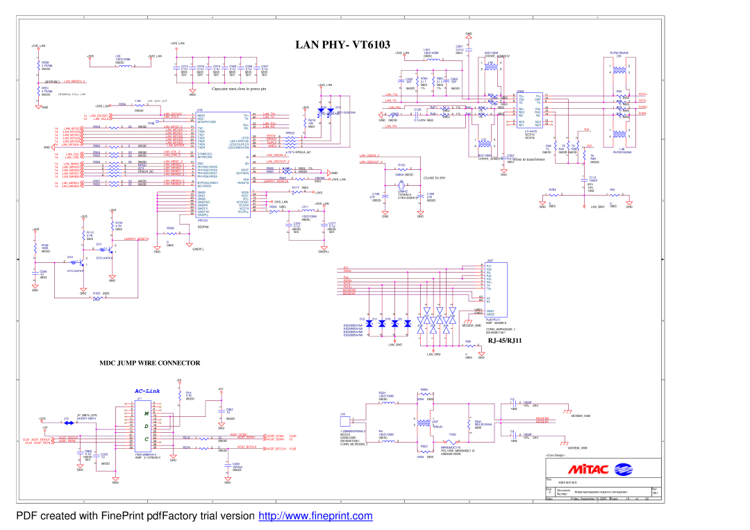 MiTAC 8355 LANMRXDV2, Pjtx+, Lantx+, Lanrx+, Pjrx+, Landataio LANTX+, Landclk Lantx, LANMTXC2, PJ4 LANMTXD0, Test#, PJ7 