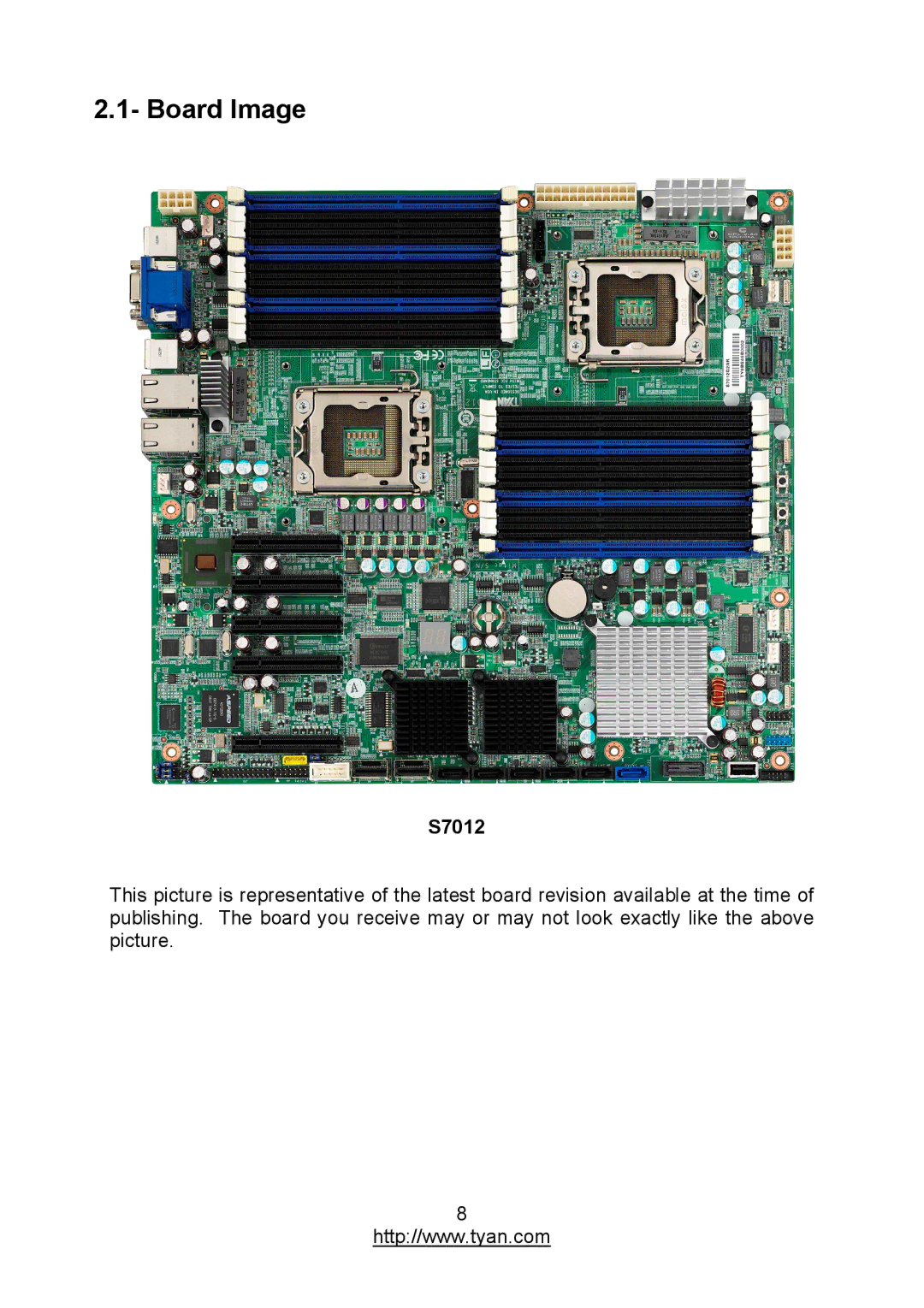 MiTAC S7012 warranty Board Image 