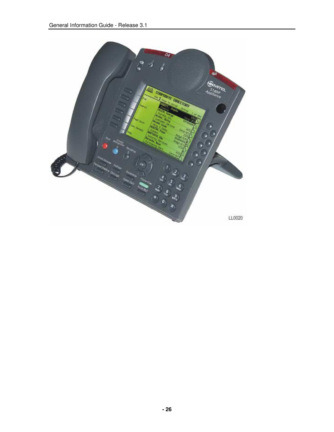 Mitel 3300 manual General Information Guide Release 