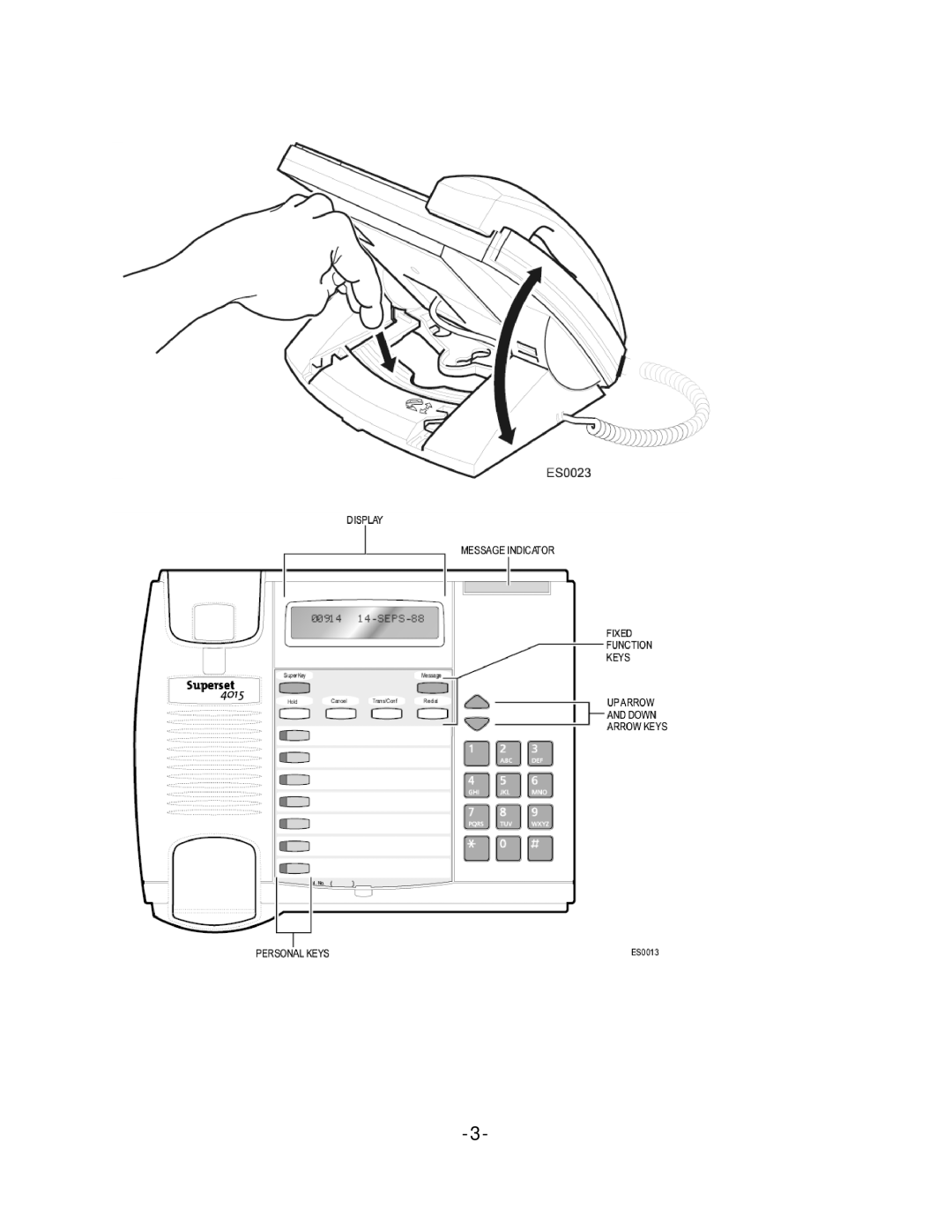 Mitel 4015 manual 