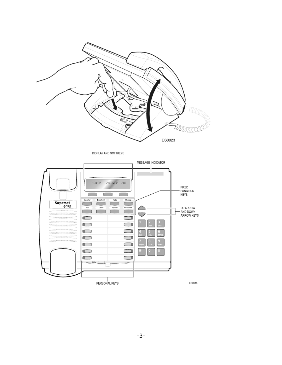 Mitel 4025 manual 