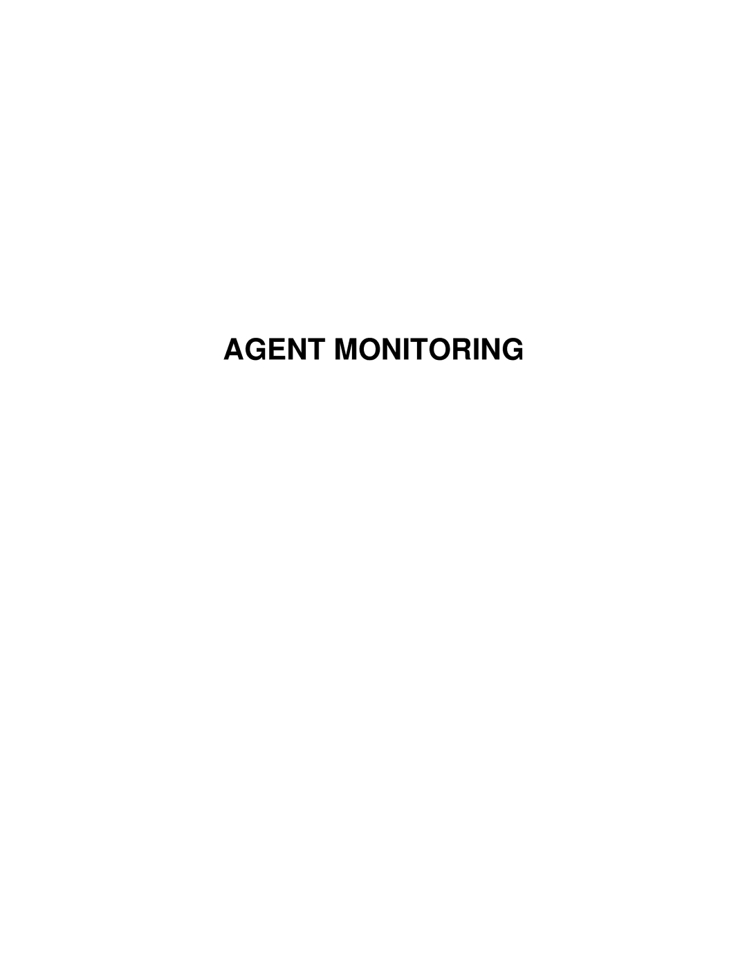 Mitel 4150 manual Agent Monitoring 