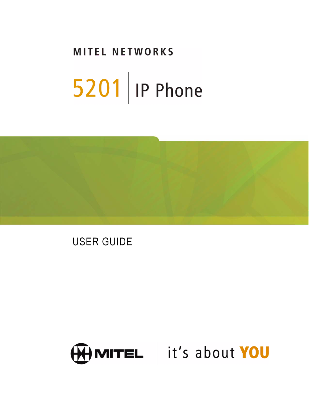 Mitel 5201 manual User Guide 