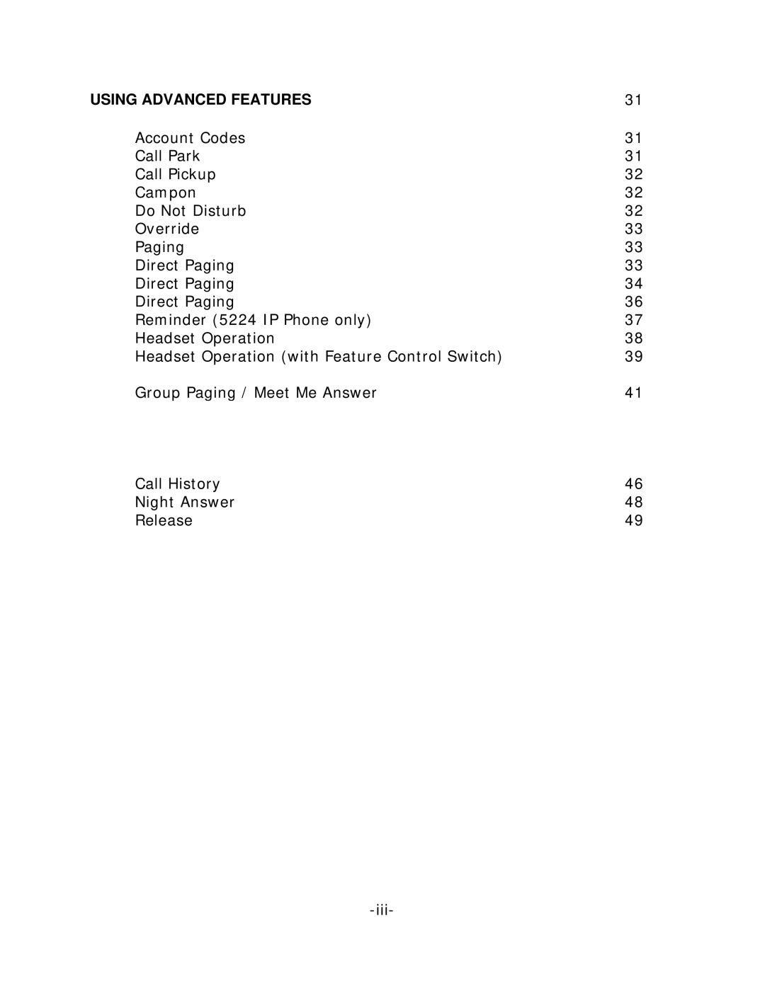 Mitel 5212 IP Phone manual Using the Line Interface Module 5224 IP Phone only 