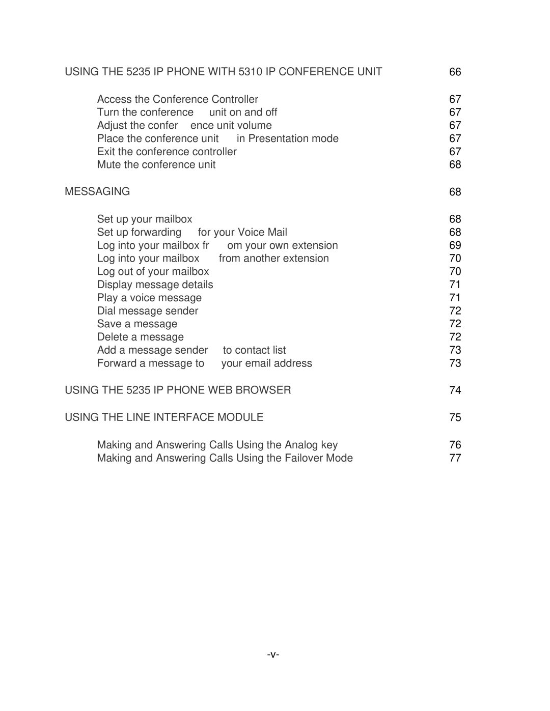 Mitel manual Using the 5235 IP Phone with 5310 IP Conference Unit 