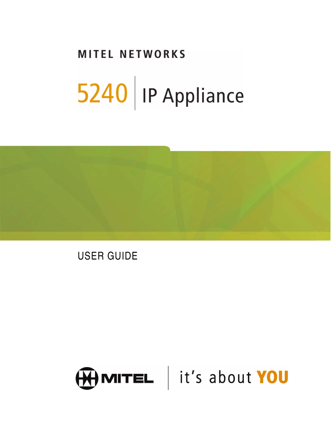 Mitel 5240 manual User Guide 