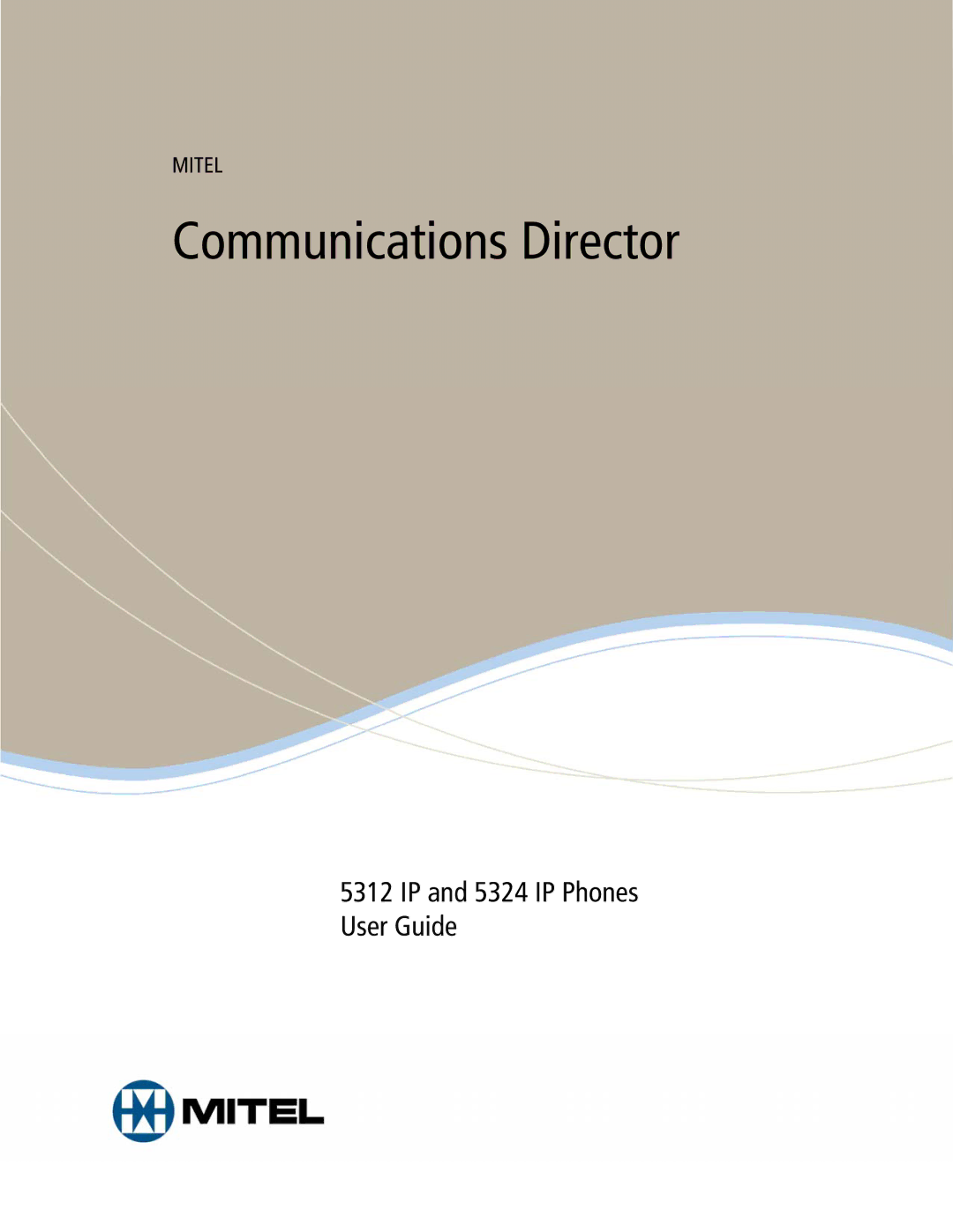 Mitel 5312 manual do utilizador Communications Director 