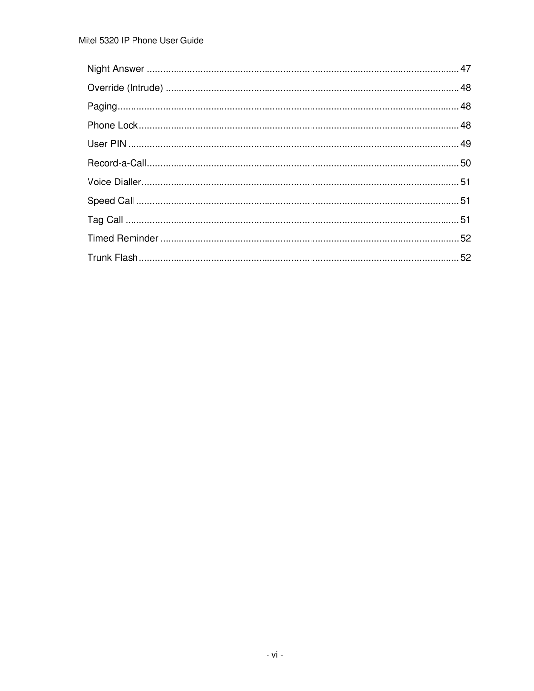 Mitel manual Mitel 5320 IP Phone User Guide 