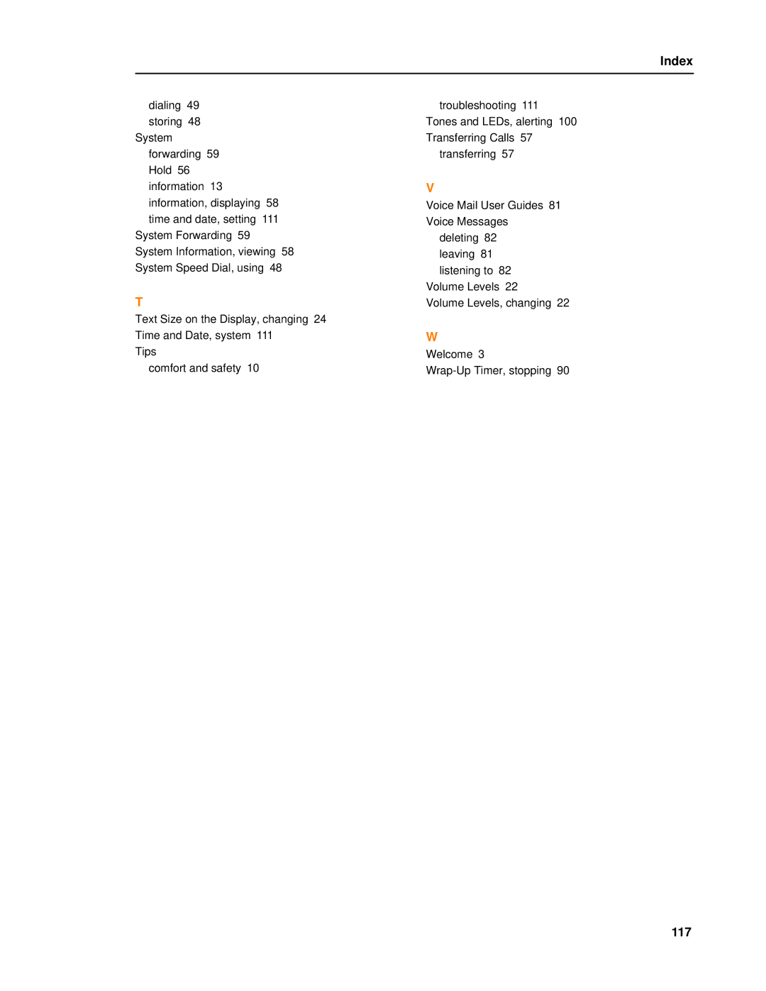 Mitel 5320e manual 117 