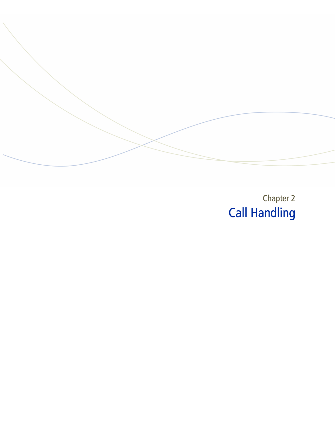 Mitel 5540 manual Call Handling, Chapter 