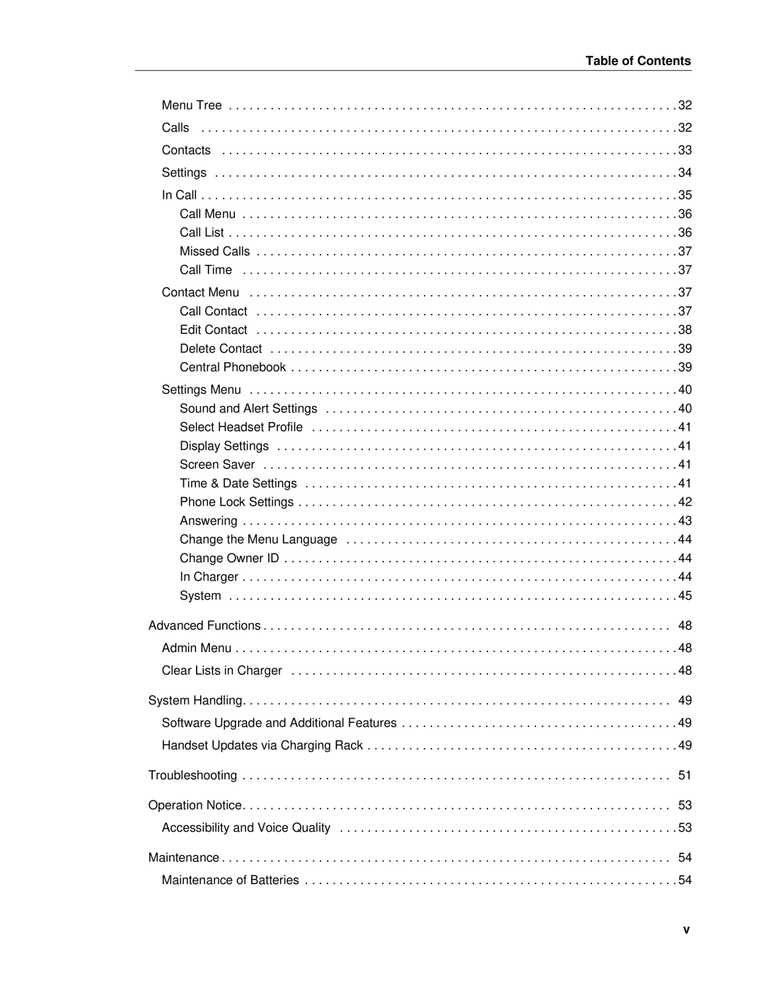 Mitel 5603 manual Troubleshooting 