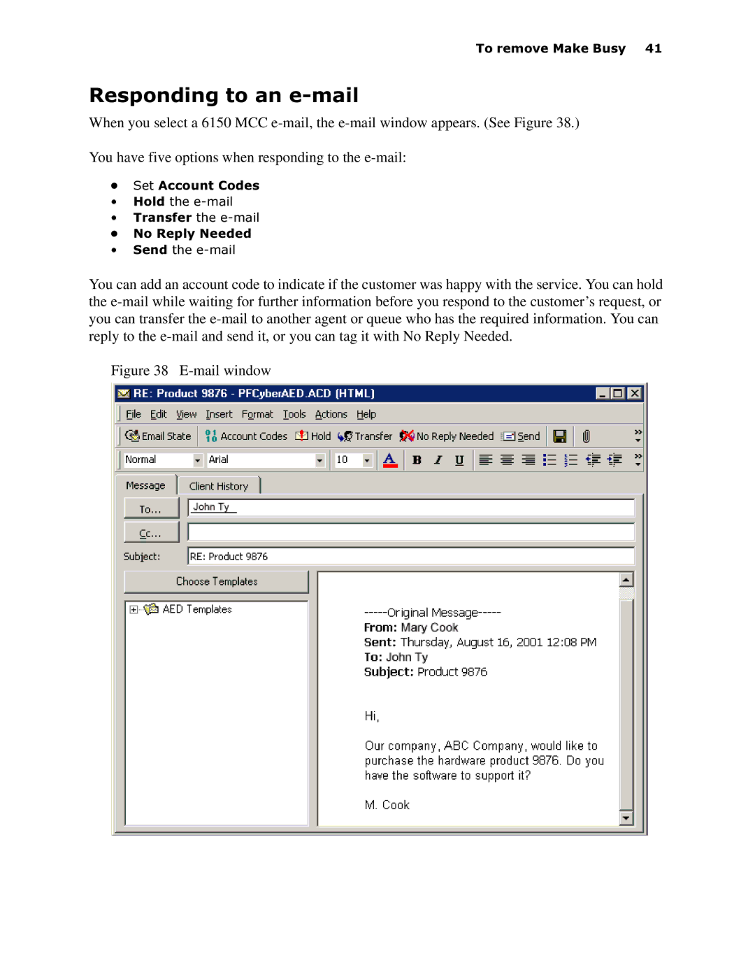 Mitel 6150 MCC manual 5HVSRQGLQJWRDQHPDLO 