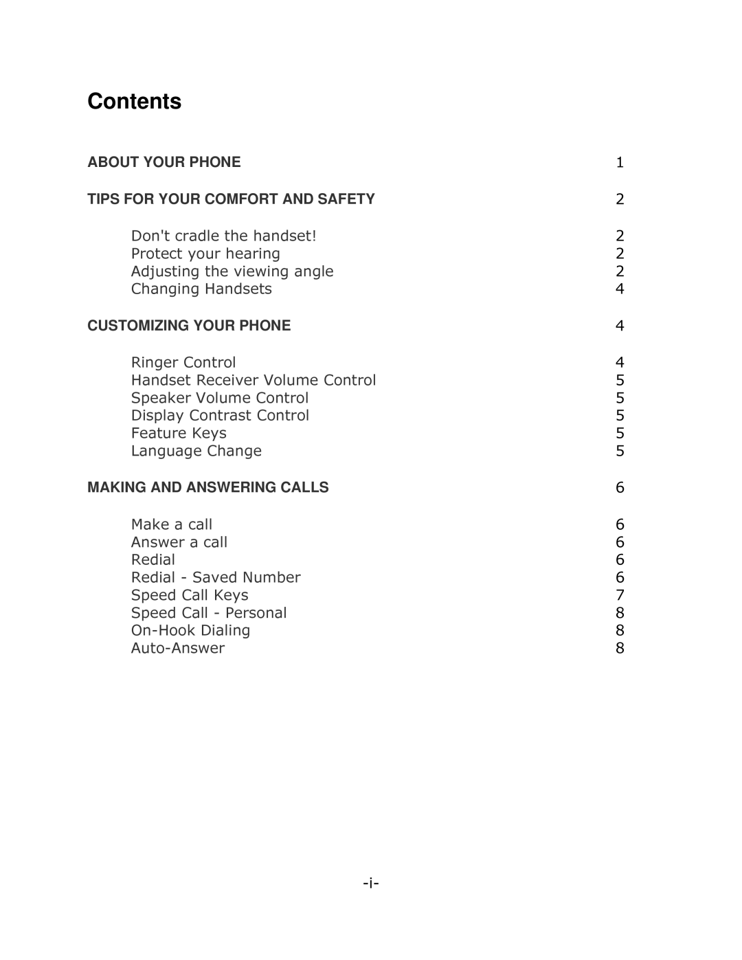 Mitel mitel networks 3200 manual Contents 