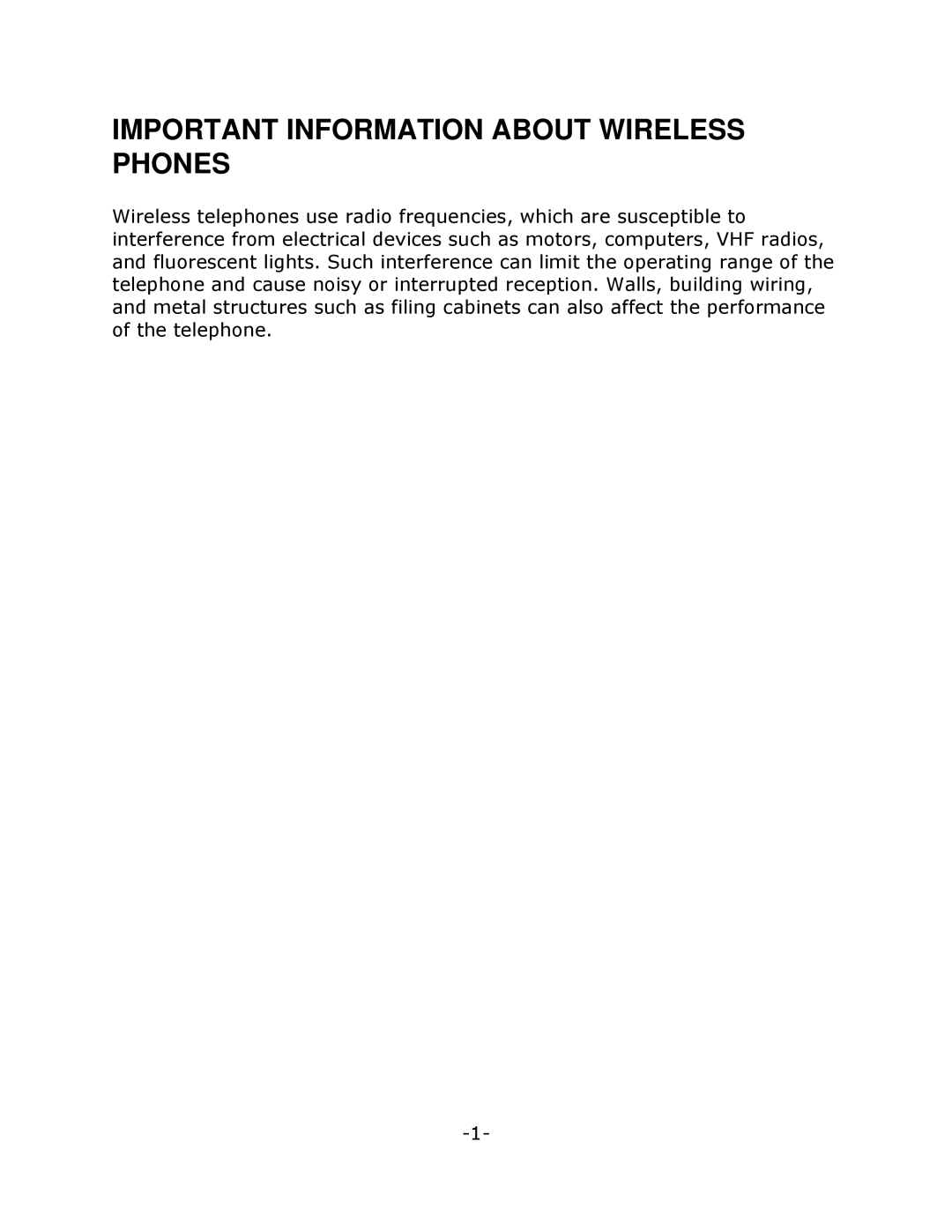 Mitel NETVISION PHONE manual Important Information about Wireless Phones 