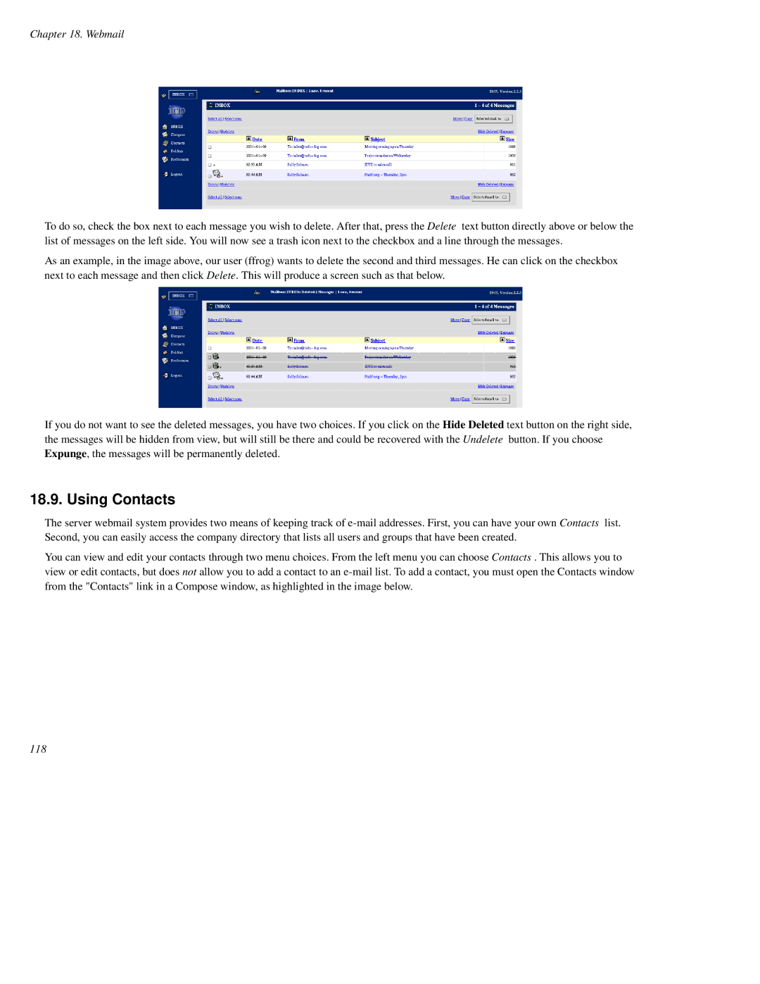 Mitel SME Server V5 with ServiceLink manual Using Contacts 