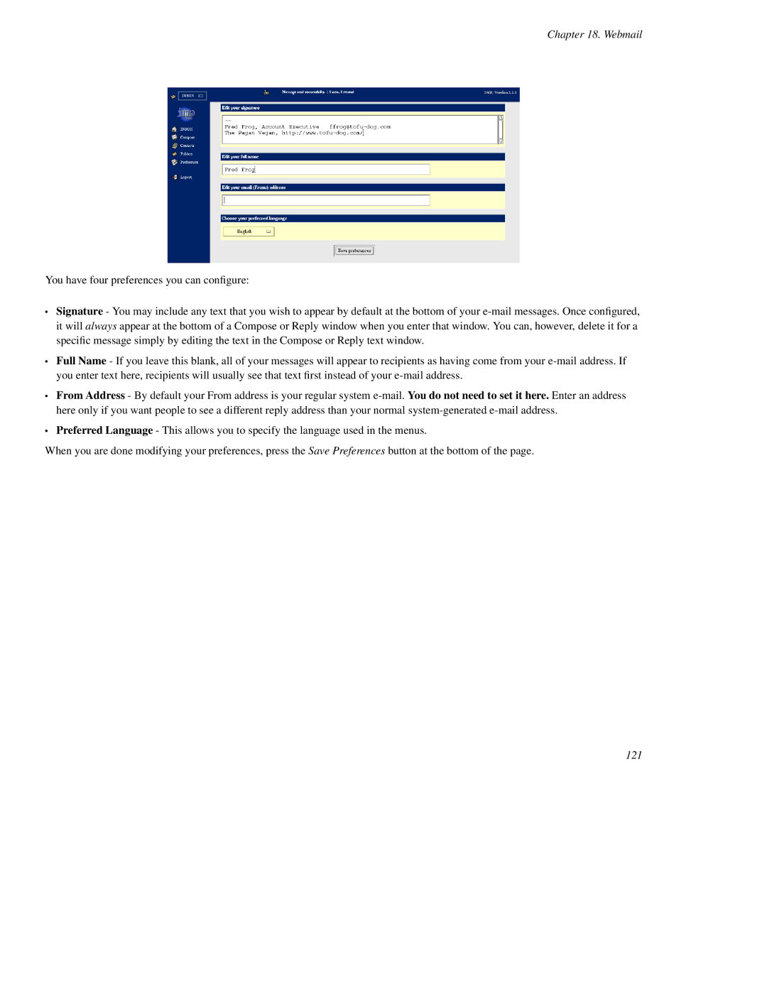 Mitel SME Server V5 with ServiceLink manual 121 