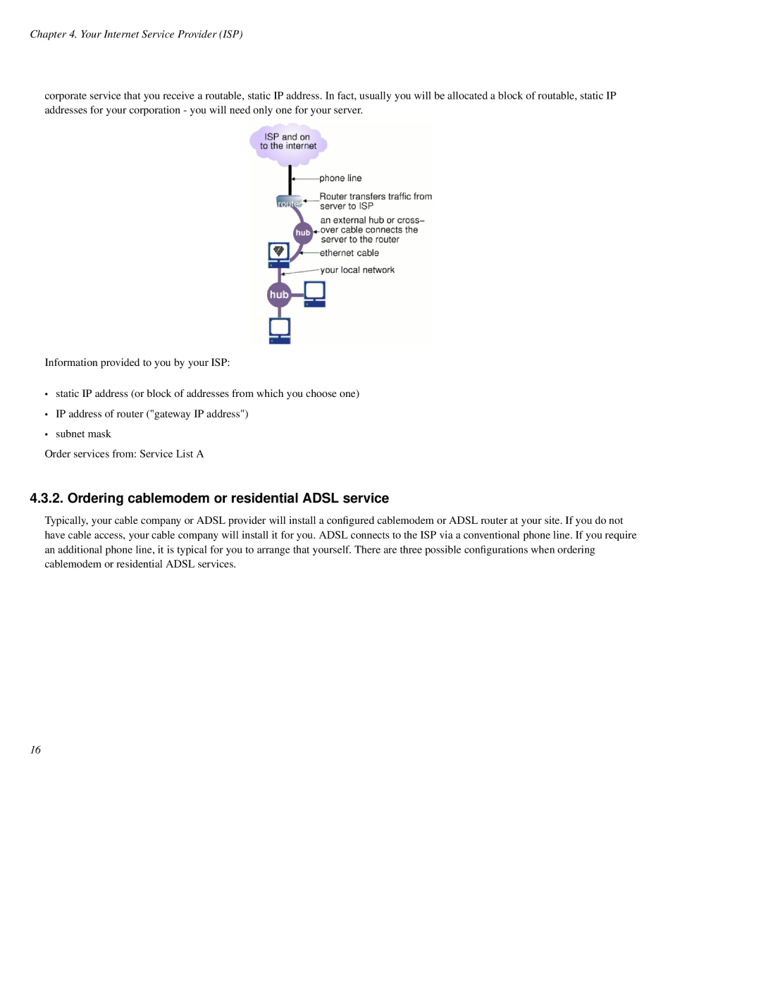 Mitel SME Server V5 with ServiceLink manual Ordering cablemodem or residential Adsl service 