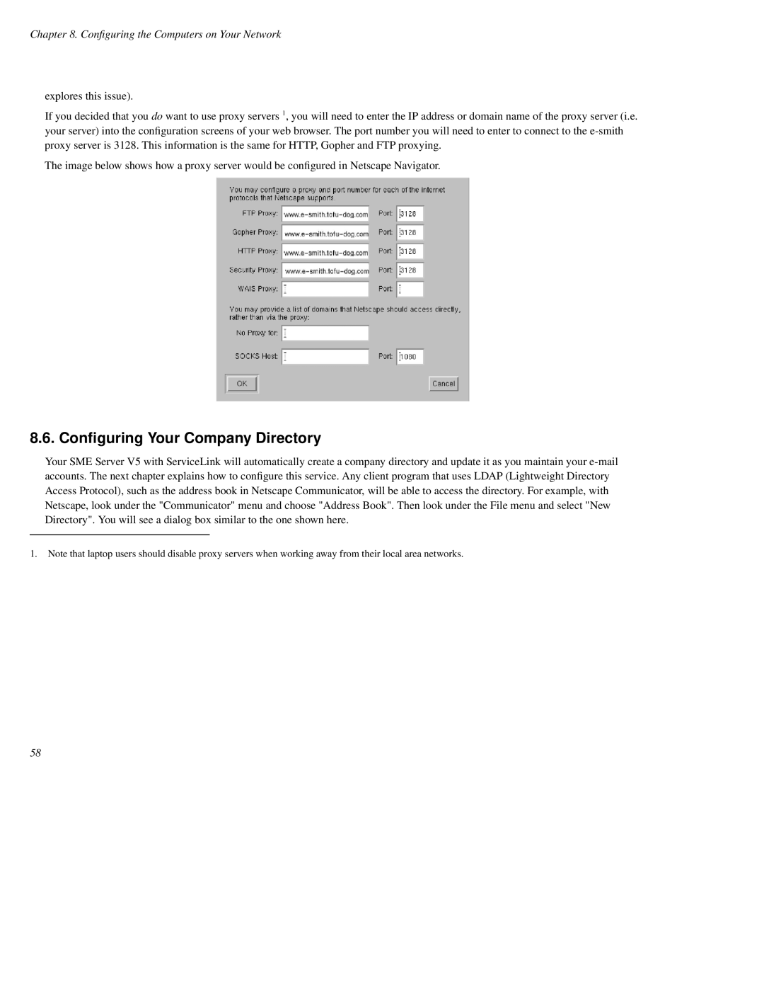 Mitel SME Server V5 with ServiceLink manual Conﬁguring Your Company Directory 