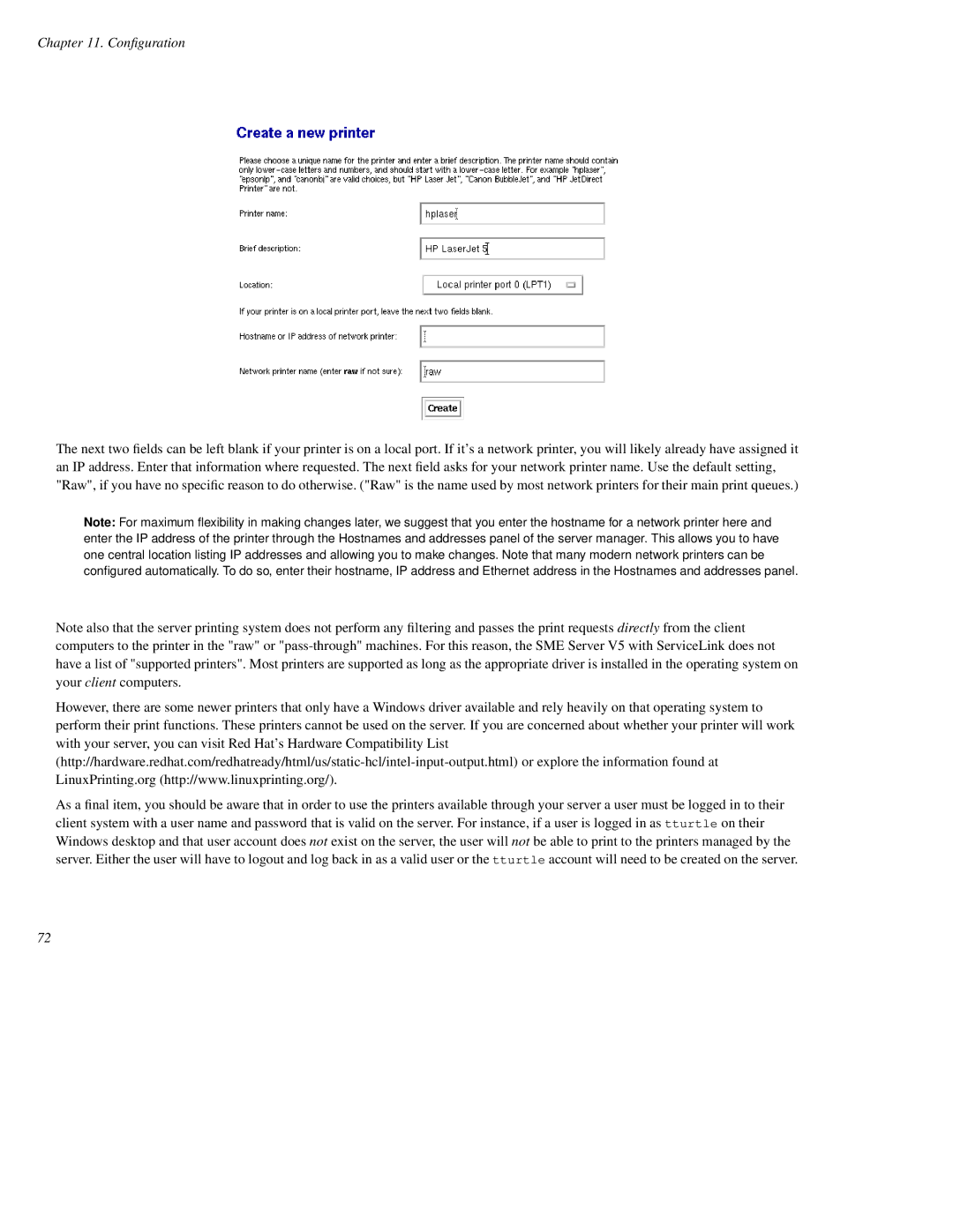 Mitel SME Server V5 with ServiceLink manual Conﬁgur ation 