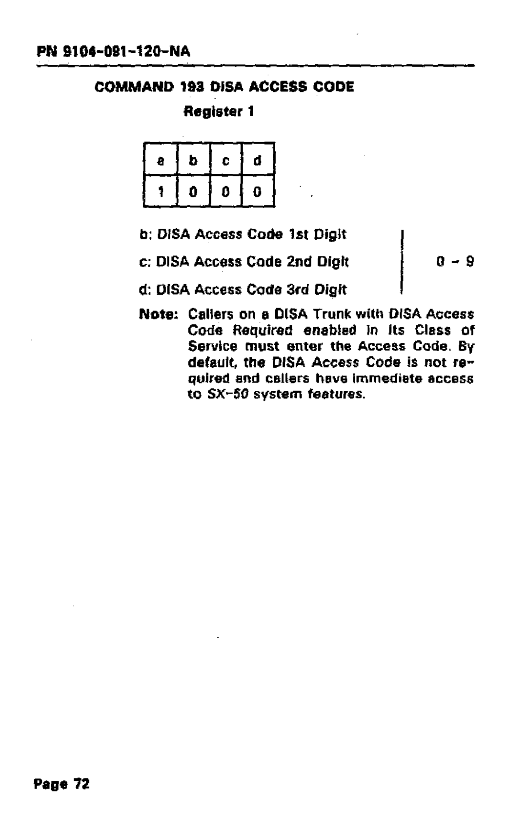 Mitel SX-50 manual Geee 