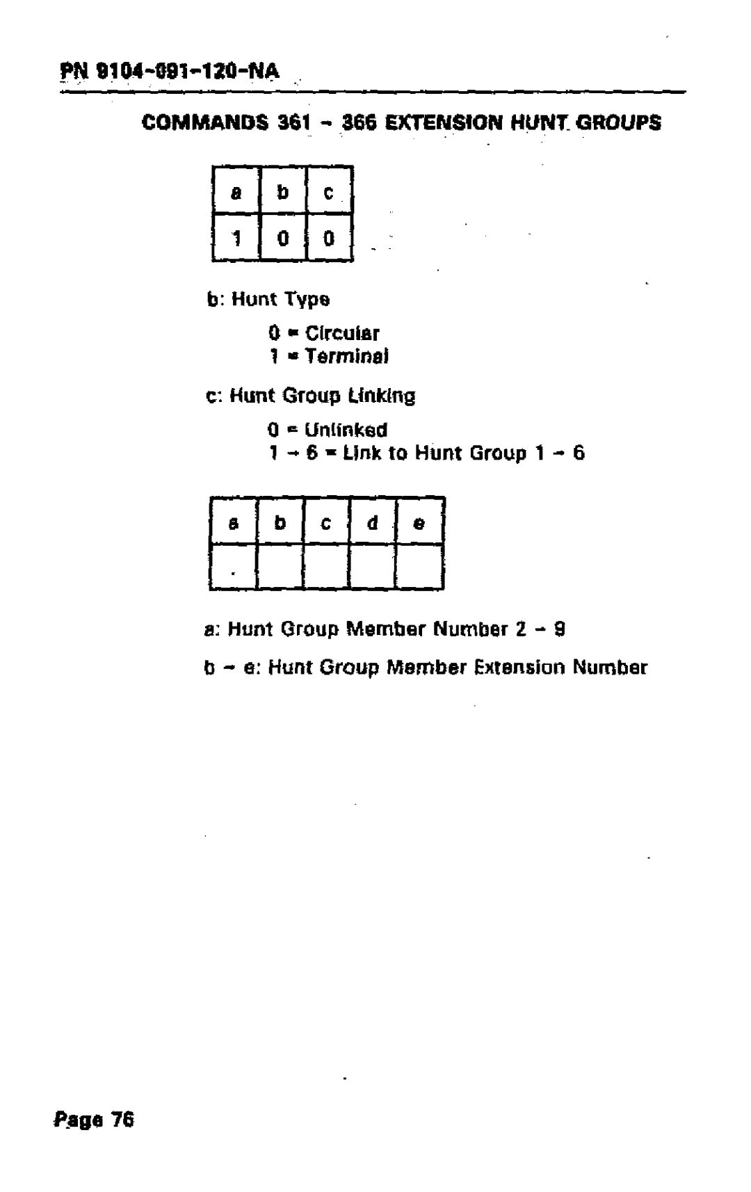 Mitel SX-50 manual TTl~ 