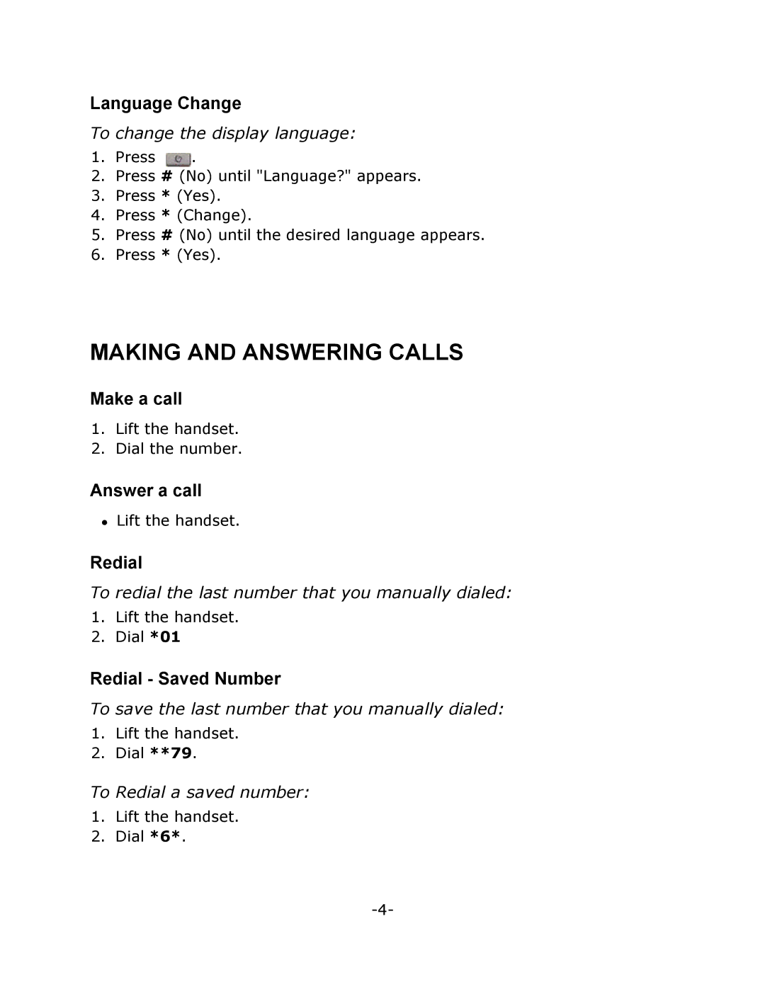 Mitel T7100 manual Making and Answering Calls 