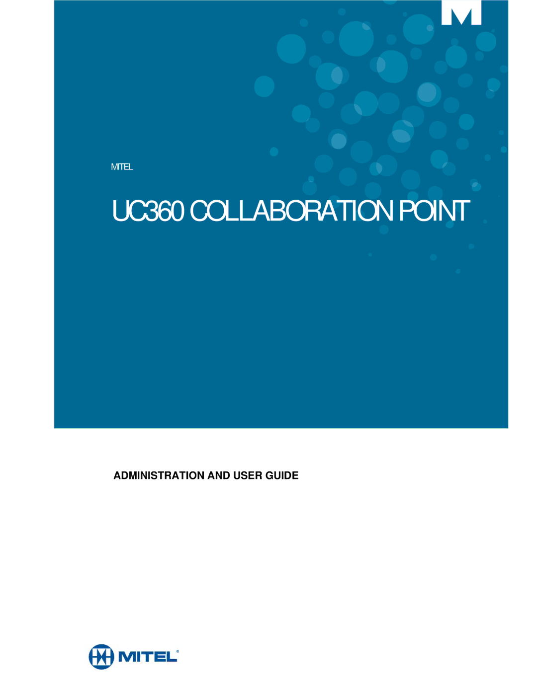 Mitel manual UC360 Collaboration Point 