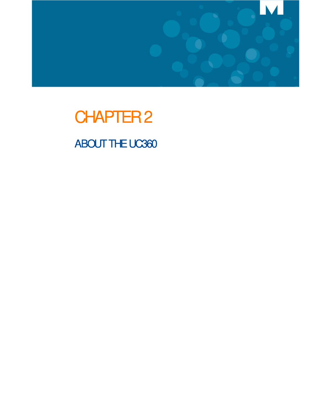 Mitel manual ABOUT THE UC360, Chapter 