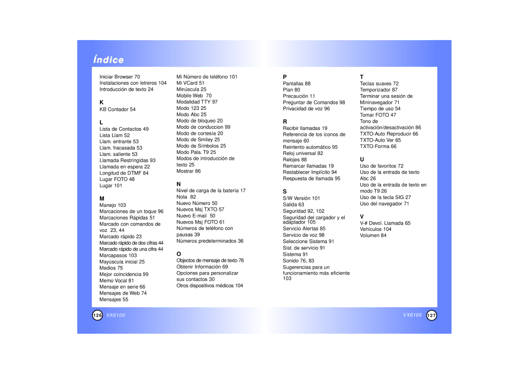 Mitel manual 126 VX6100 