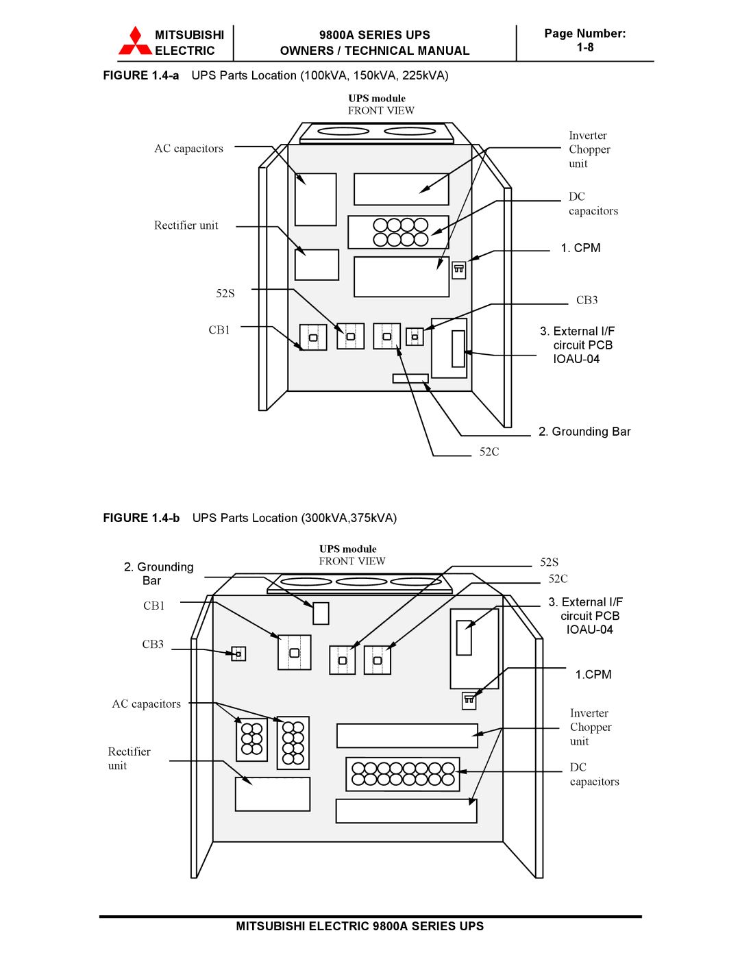 Mitsubishi 9800A Series technical manual Cpm 