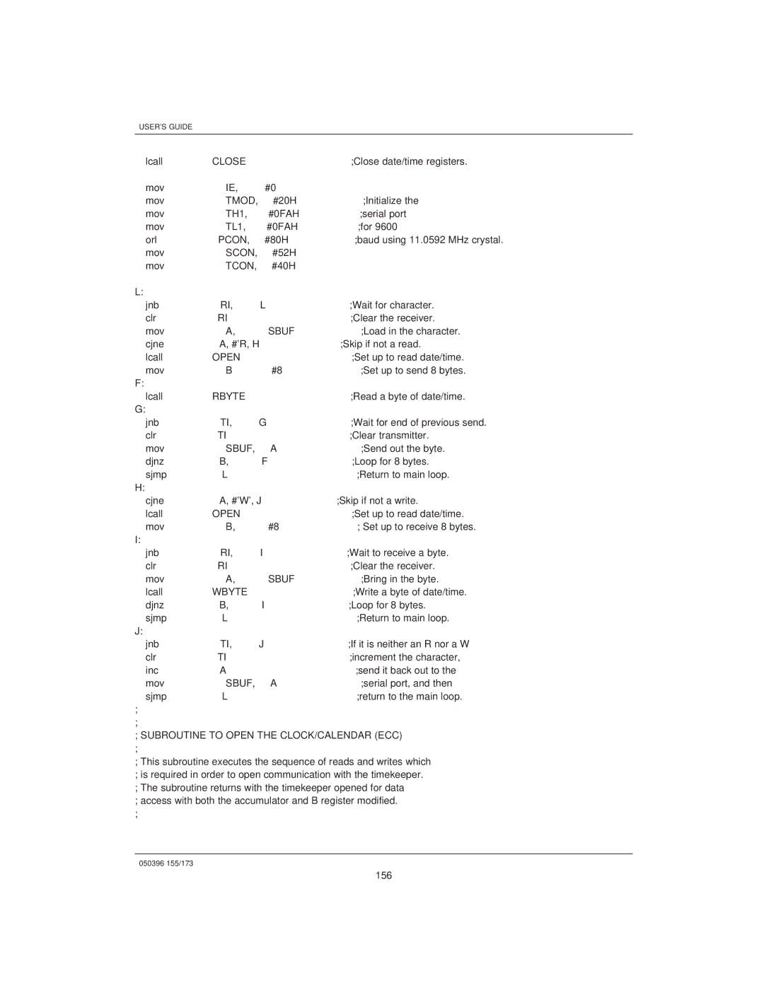 Mitsubishi DS907x SIP, DS5000TK manual Wbyte, 156 