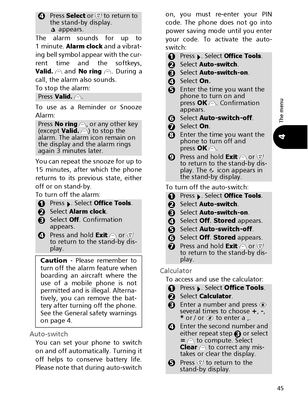 Mitsubishi Electronics 110 manual Auto-switch, Select Off. Stored appears, Calculator 