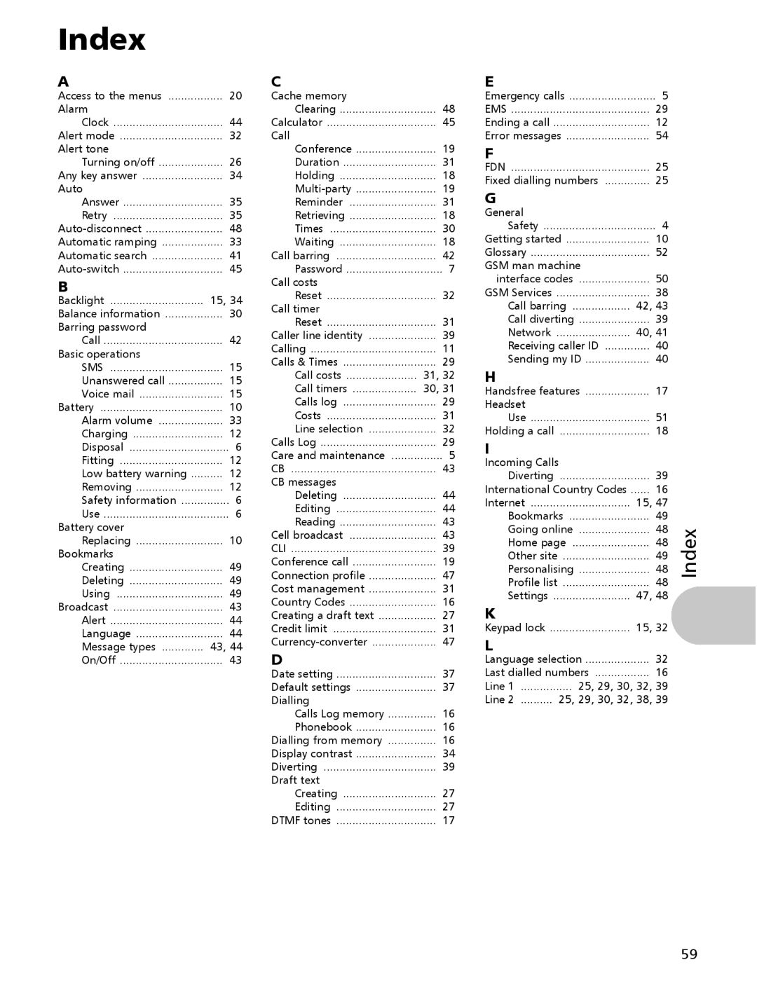 Mitsubishi Electronics 110 manual Index 