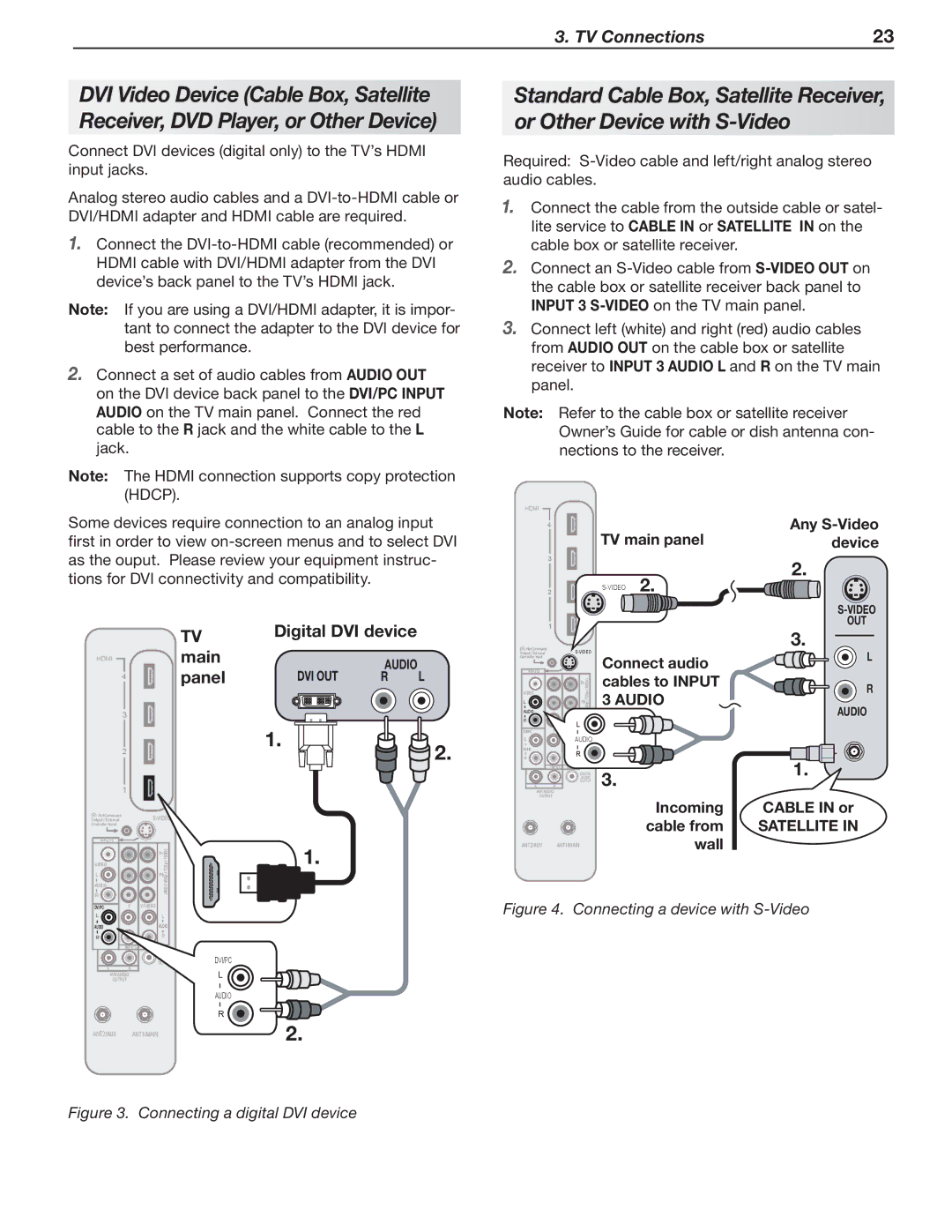 Mitsubishi Electronics 246 Series, 148 Series manual Connect audio, Cables to Input, Audio 