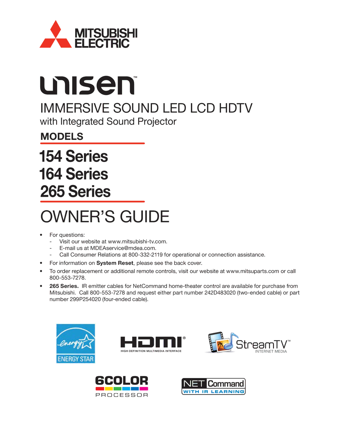 Mitsubishi Electronics 154 manual Series 