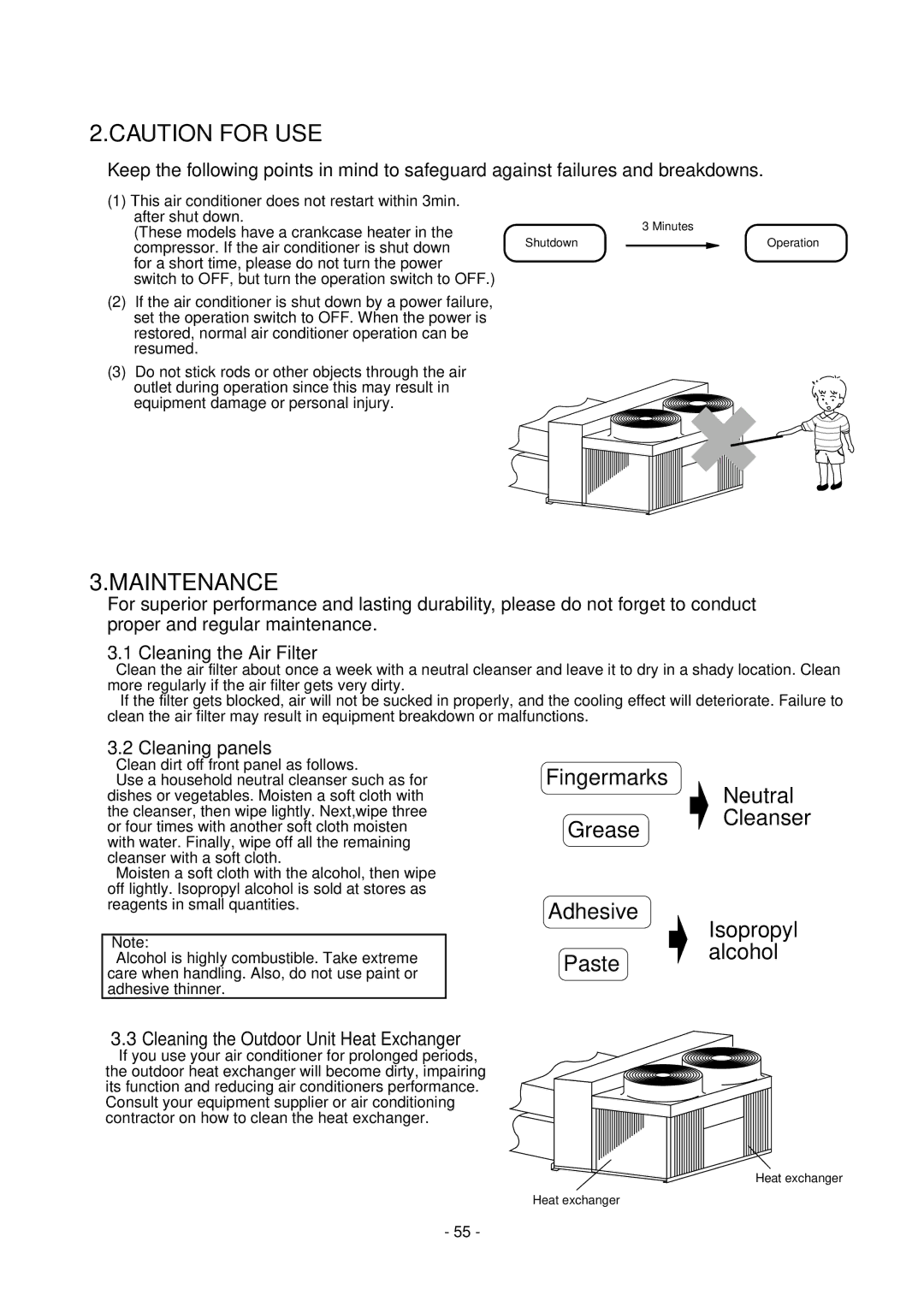 Mitsubishi Electronics 8, 20-L, 20 PRH-5, 10, 15 manual Maintenance, Fingermarks 