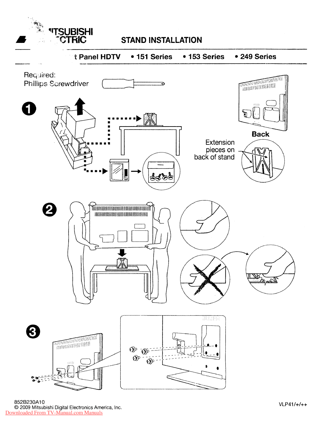 Mitsubishi Electronics 151, 249, 153 manual Ljdd 