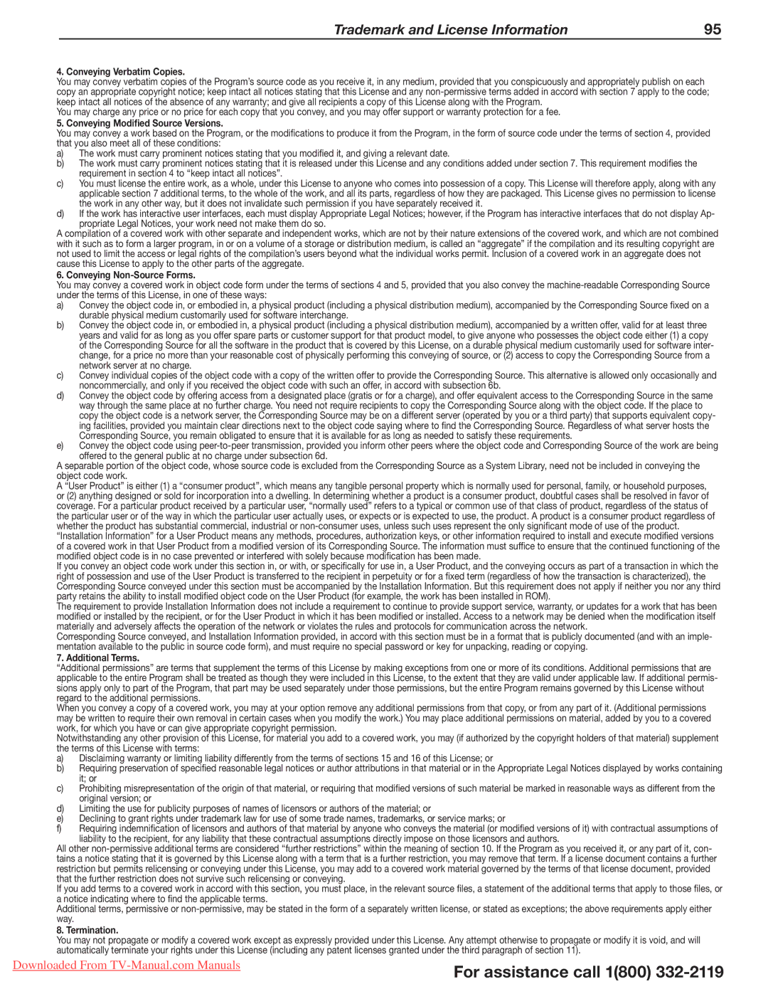 Mitsubishi Electronics 154, 265, 164 manual Conveying Verbatim Copies 