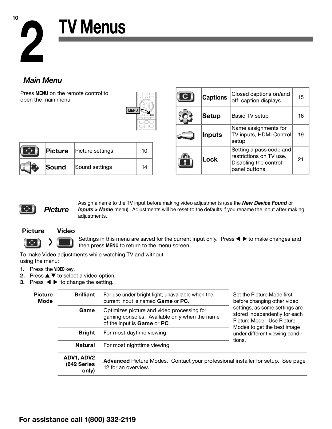 Mitsubishi Electronics 642 Series manual Main Menu 