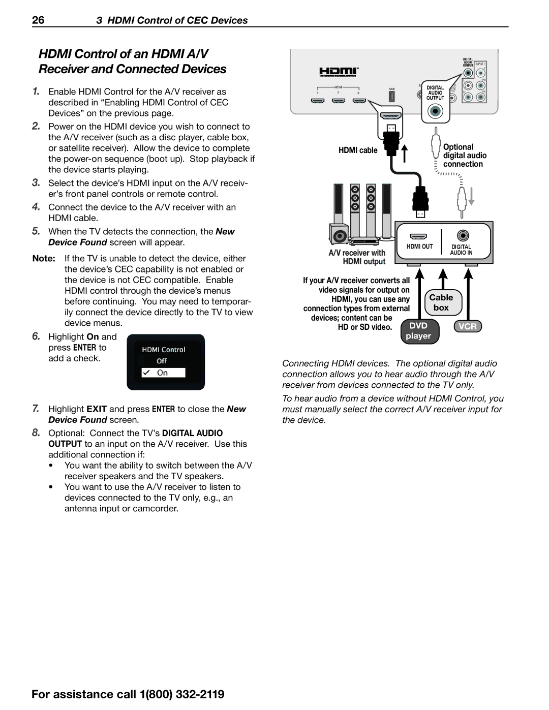 Mitsubishi Electronics 642 Series manual Hdmi cable, Cable, HDMI, you can use any, Box, HD or SD video 