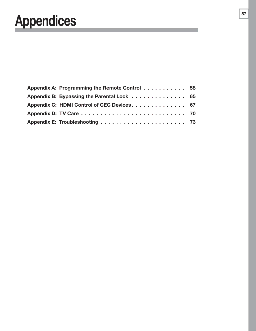 Mitsubishi Electronics 737 SERIES, 837 SERIES manual Appendices 